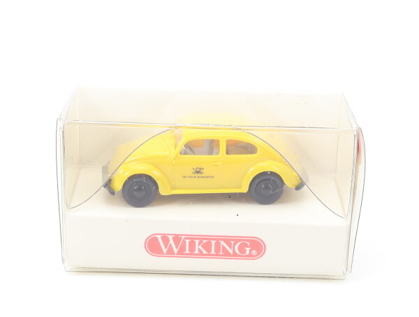 Wiking H0 831 00 13 Modellauto PKW VW Post Käfer 1200 Brezelfenster Gelb 1:87