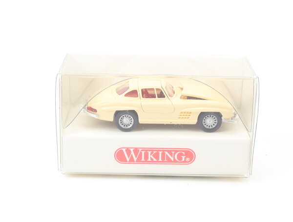 Wiking H0 833 02 25 Modellauto PKW MB 300 SL Coupé mit Flügeltüren beige 1:87