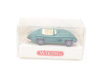 Wiking H0 834 05 23 Modellauto PKW Mercedes MB 300 SL Cabrio patinagrün 1:87