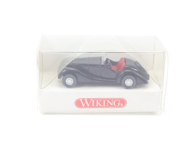 Wiking H0 828 01 14 Modellauto BMW 328 Schwarz Cabrio Oldtimer 1:87