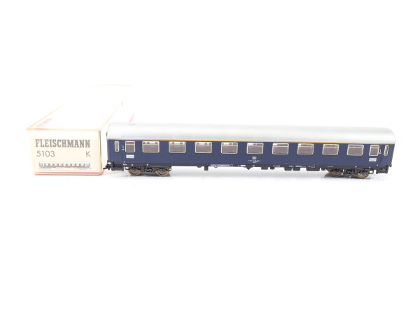 Fleischmann H0 5103 K Personenwagen Schnellzugwagen 1. Kl. 222-2 DB / Licht NEM