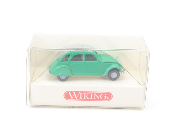 Wiking H0 809 04 20 Modellauto PKW Citroën 2 CV (offen) Ente Grün 1:87