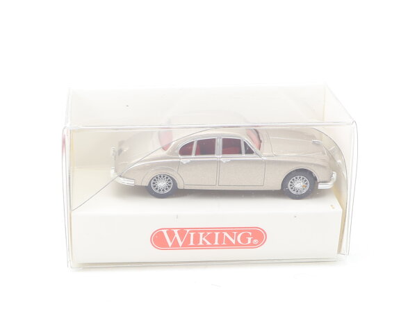 Wiking H0 813 02 26 Modellauto PKW Jaguar MK II Silber 1:87
