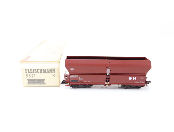 Fleischmann H0  5521 K Güterwagen Großraum-Selbstentladewagen 5 790-5 DB / NEM
