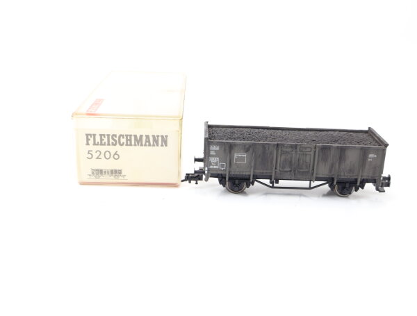 Fleischmann H0 5206 Güterwagen Hochbordwagen mit Ladegut 699 800 SNCF patiniert