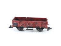 Fleischmann H0 5208 Güterwagen Mittelbordwagen 7480 Halle DR / OVP patiniert