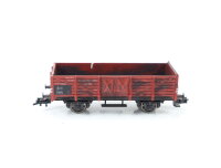 Fleischmann H0 5208 Güterwagen Mittelbordwagen 7480 Halle DR / OVP patiniert