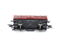 Fleischmann H0 5208 Güterwagen Mittelbordwagen 7480 Halle DR / OVP patiniert