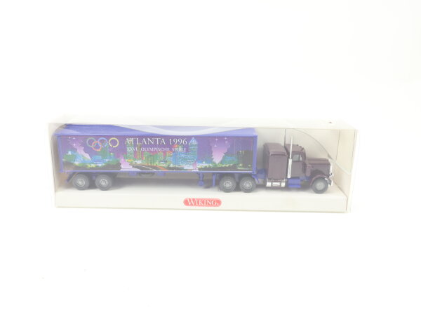 Wiking H0 527 03 39 Modellauto LKW Koffer-Sattelzug US-Truck Atlanta 1996 1:87