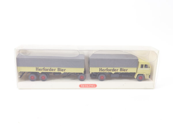 Wiking H0 849 02 39 Modellauto LKW Pritschen-LKW Büssing BS 16 L Herforder 1:87