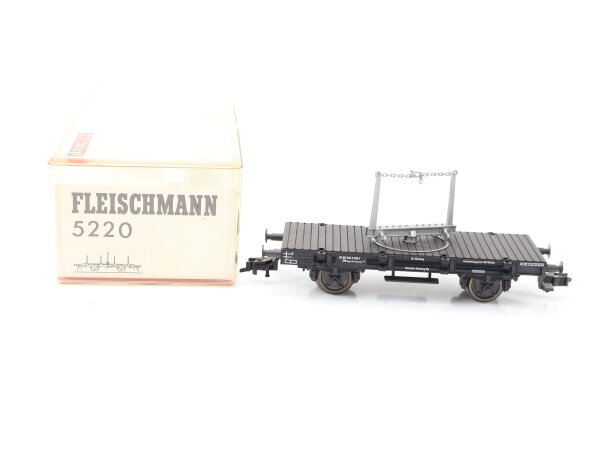 Fleischmann H0 5220 Güterwagen Flachwagen Drehschemelwagen 942 0 622-1 DB / OVP