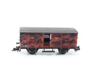Fleischmann H0 5364 Güterwagen Kleinvieh-Wagen Altona 18 196 DRG / OVP patiniert