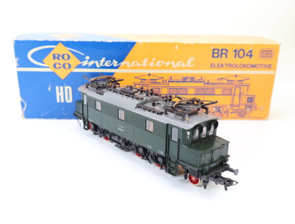 Roco H0 04144S Elektrolok E-Lok grün BR 104 020-3 DB / NEM OVP