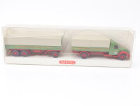 Wiking H0 858 03 34 Modellauto Pritschen-Lastzug...