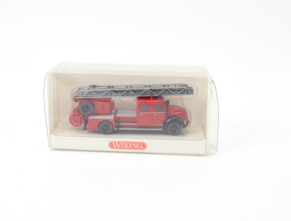 Wiking H0 862 40 39 Modellauto Feuerwehr-Drehleiter Magirus DL 25 h Rot 1:87