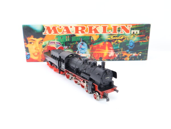 Märklin H0 3098 Dampflok mit Wannentender BR 38 1807 DB / Guss OVP