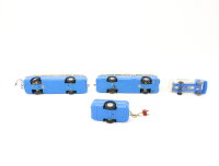 Eheim u.a. H0 Modellauto Bus Trolleybus 3-tlg. weiß-blau mit zus. Tankwagen ARAL