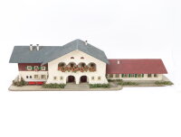 Faller H0 110 Gebäude Bahnhof Seeblick mit Restaurant / Holz
