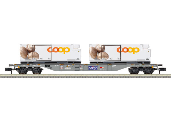 Minitrix Spur N T15496  Containertragwagen coop®