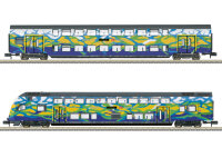Minitrix Spur N T18299  Doppelstockwagen-Set 2 Touristik