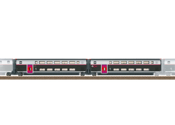 Trix H0 T23187  Ergänzungswagen-Set 1 zum TGV INOUI