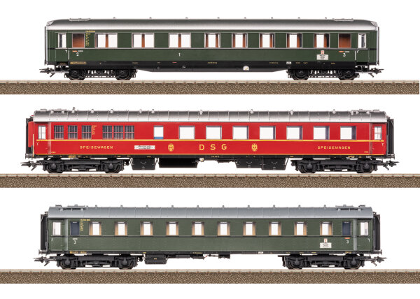 Trix H0 T23623  Schnellzugwagen-Set 2 zum D 74