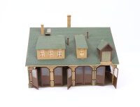 Vollmer H0 20745 Gebäude Feuerwehr-Fahrzeughalle...