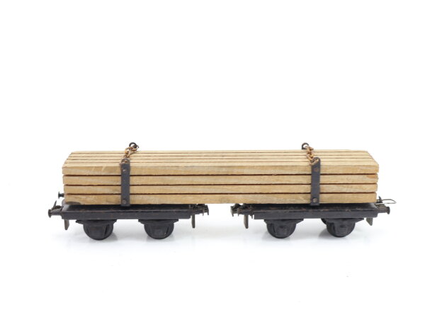 Trix Express H0 20/158 Güterwagen Langholzwagen mit Ladung