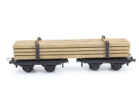Trix Express H0 20/158 Güterwagen Langholzwagen mit Ladung