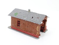 Spur H0 Gebäude Werkstatt Schuppen mit Shell Werbung