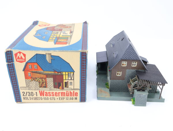 Mamos H0 TT 2/30-1 Gebäude Wassermühle Fachwerk OVP