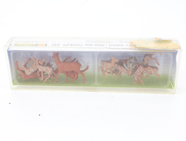 Faller H0 154007 Figurenset Tiere Damhirsche und Rotwild 12-tlg. 1:87