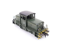 Fleischmann H0 1306 F Diesellok Rangierlok Werkslok grün / OVP