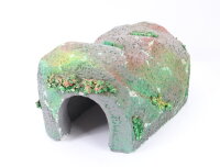 Spur H0 Tunnel mit Kurve 1-gleisig bemalt