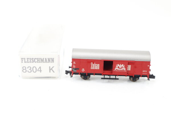 Fleischmann Spur N 8304 K ged. Güterwagen "Zuban Cigaretten" 192 068 DB / NEM