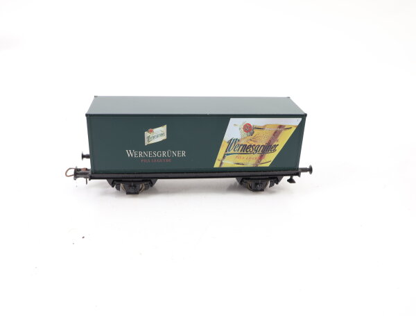 Roco H0 Güterwagen Containerwagen "Wernesgrüner" / NEM