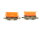 Arnold Spur N 4480 Güterwagen-Set 2-tlg. Lore Kipplore Schotterwagen orange