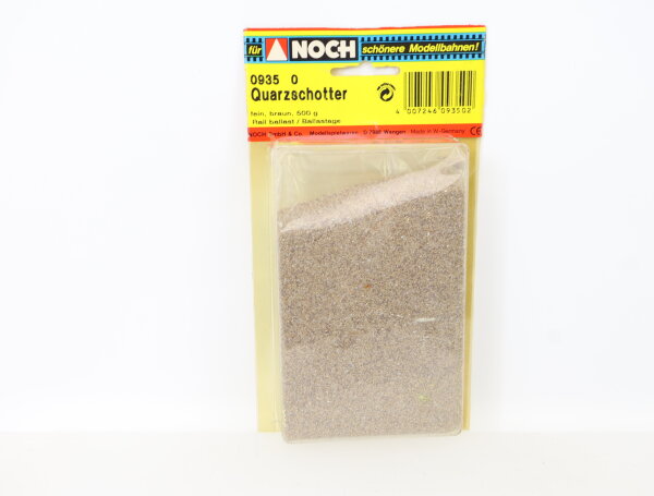 Noch  H0 TT 0935 0 Ausschmückung Quarzschotter fein braun 500 g OVP