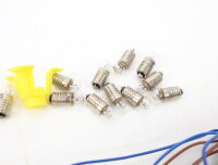 Spur H0 N TT Beleuchtung  16x Beleuchtungssockel...