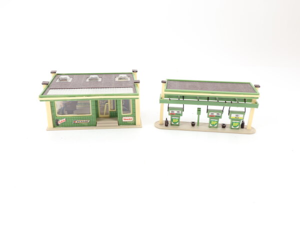 Vollmer H0 25130/25162 Gebäude  BP-Tankstelle mit Shop