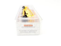 Brekina H0 018050 Modellauto-Set LKW Sattelzug MB Tieflader mit Postbus 1:87