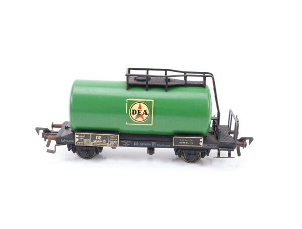 Fleischmann H0 1475 Güterwagen Kesselwagen "DEA" 581464 DB Grün
