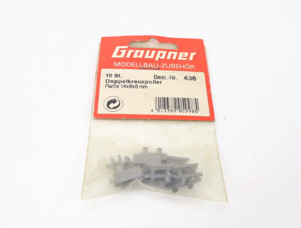 Graupner 436 Zubehör Doppelkreuzpoller 10-tlg.