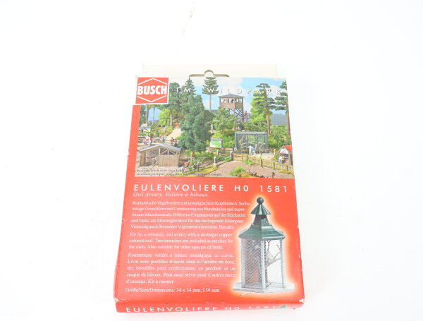 Busch H0 1581 Ausschmückung Bausatz Eulenvoliere