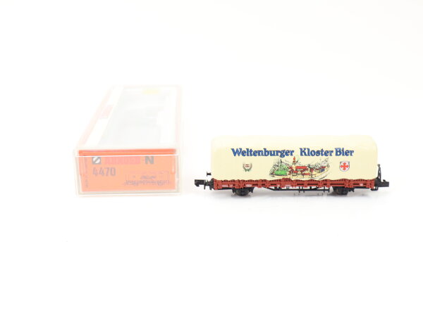 Arnold N 4470 Güterwagen Rungenwagen "Weltenburger Kloster Bier" 430052 DB / OVP