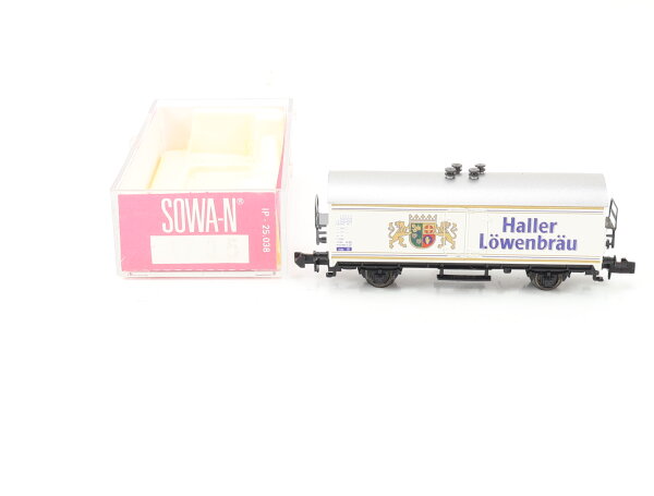 Sowa N 1705 Güterwagen Kühlwagen Bierwagen "Haller Löwenbräu" DB