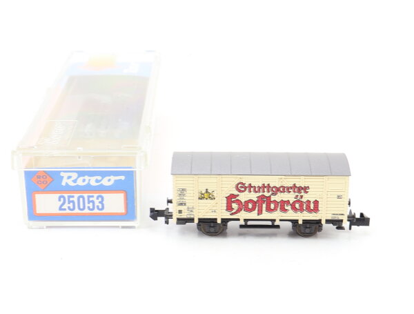 Roco N 25053 Güterwagen Bierwagen " Stuttgarter Hofbräu" / OVP