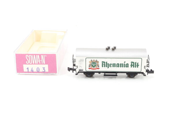 Sowa N 1403 Güterwagen Bierwagen Kühlwagen "Rhenania Alt" DB