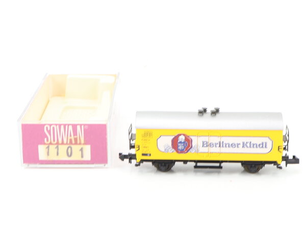 Sowa N 1101 Güterwagen Bierwagen Kühlwagen "Berliner Kindl" DB