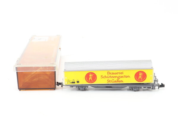 Roco N Güterwagen Schiebewandwagen "Brauerei Schützengarten St. Gallen" SBB/ OVP